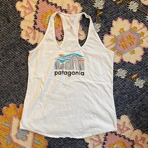 Patagonia logo Racerback tank M